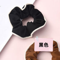 Swiss chocolat scrunchie