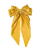 large statement satin bow buckle