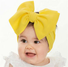 Pret my baby textured broad cloth band with large knot bow